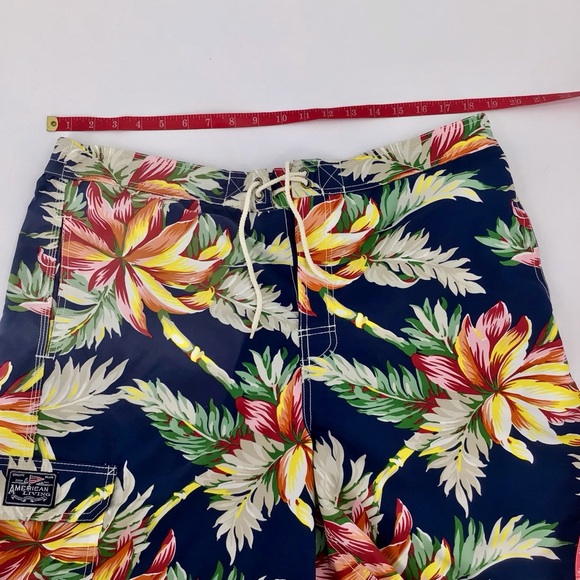American Living Mens Board Short Swim trunk Hawaiian tropical floral sz XL - Picture 6 of 13